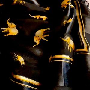 Classic Scarf with Adorable Elephants